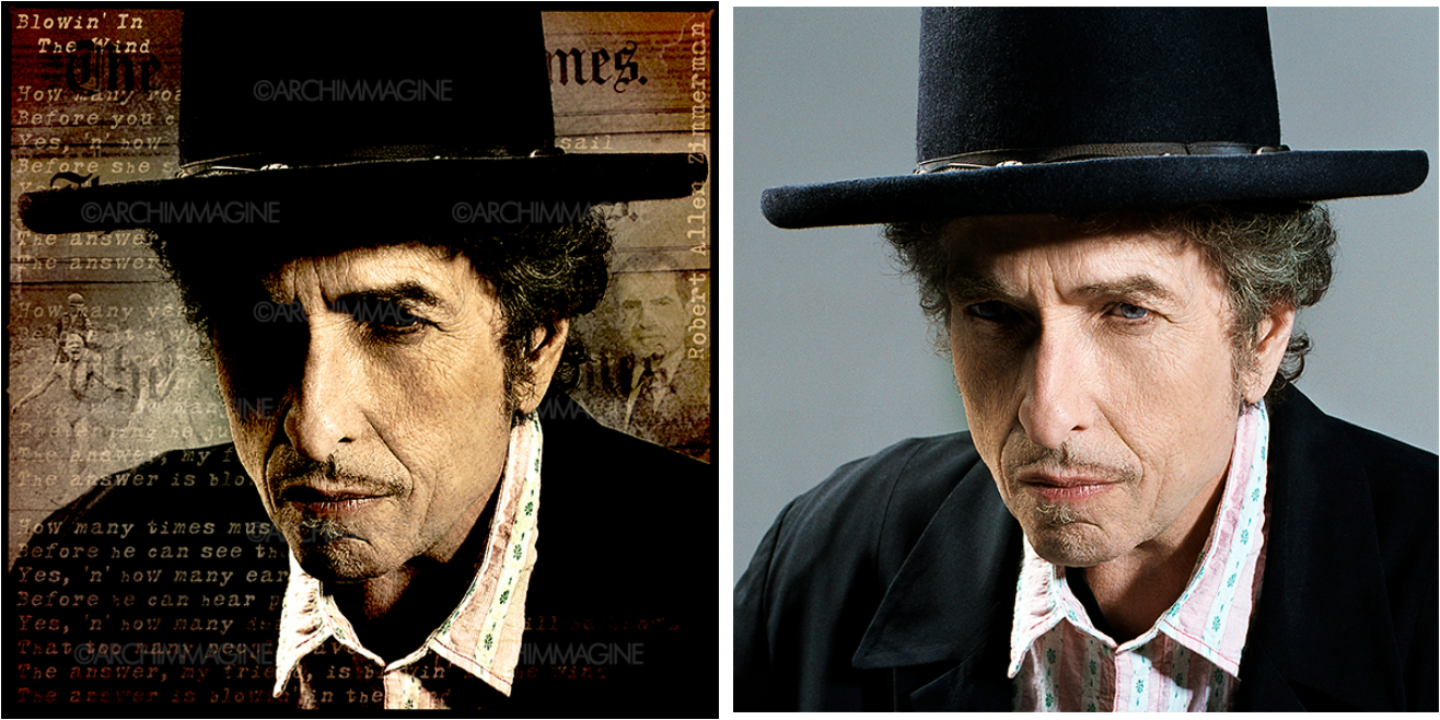 Bob Dylan (tribute to William Claxton)